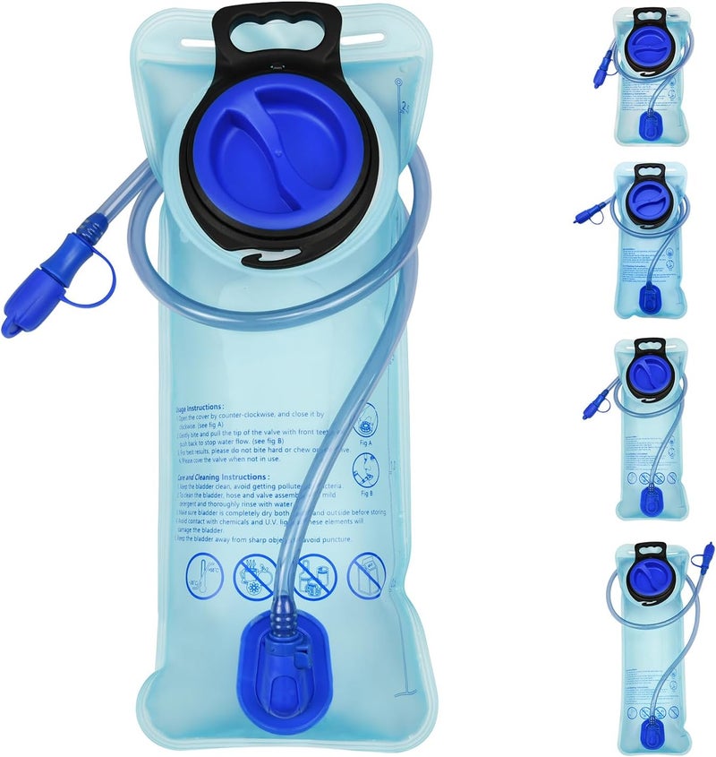 Mdvora 1.5L/2L/2.5L/3L Hydration Bladder, Large Opening Water Storage Bladder Bag, for Cycling Hiking Camping - Image 1